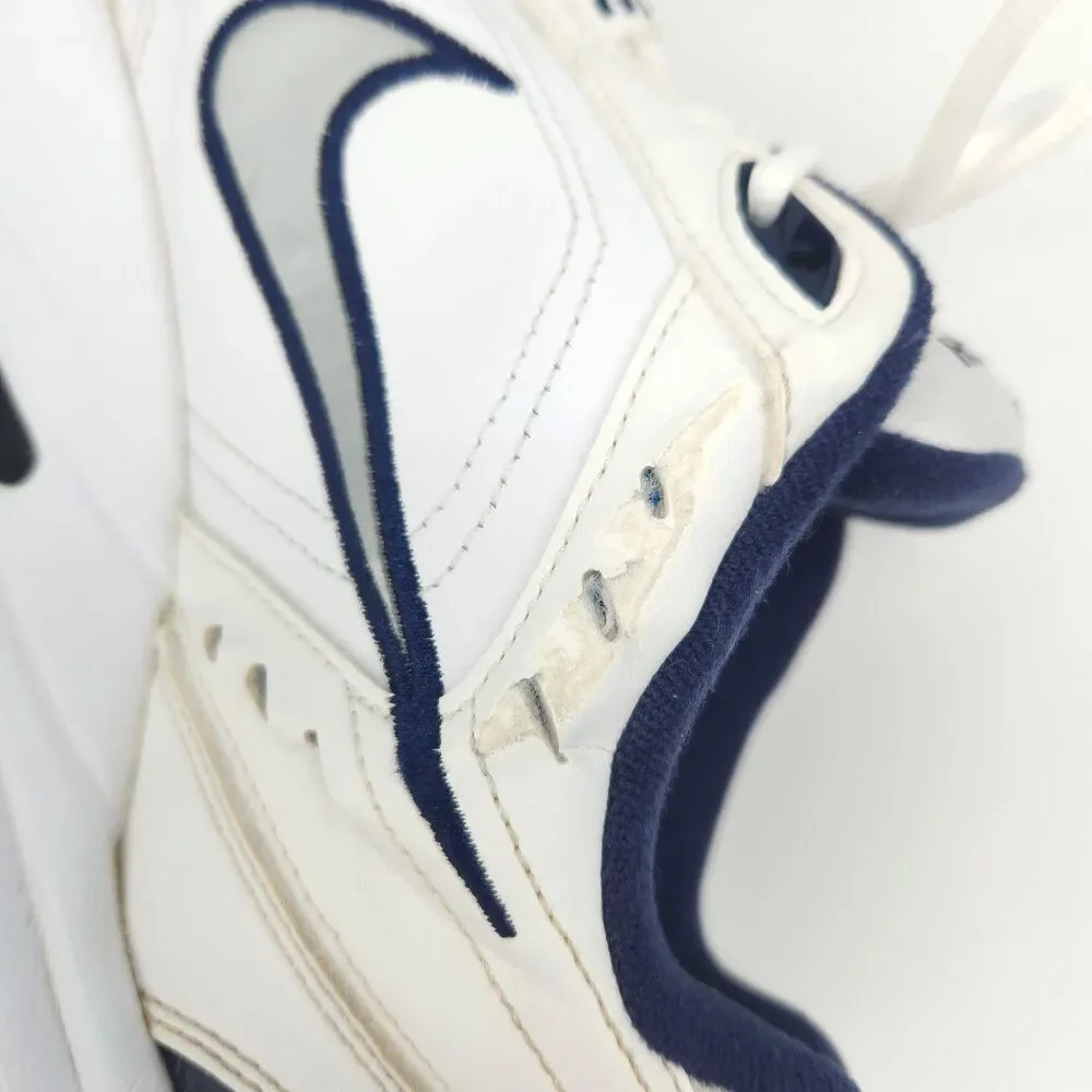 Nike Air Monarch IV Shoes Mens Size 12 White Blue Athletic Running